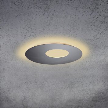 Escale BLADE OPEN Deckenleuchte LED Grau, 1-flammig