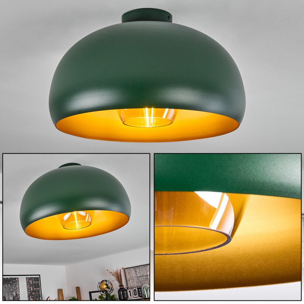 Gaudi Deckenleuchte Gold, Grün, 1-flammig main product photo