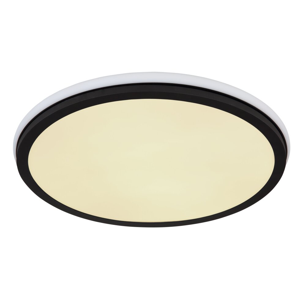 Globo JAXXI Deckenleuchte LED Schwarz, 2-flammig, Fernbedienung, Farbwechsler main product photo