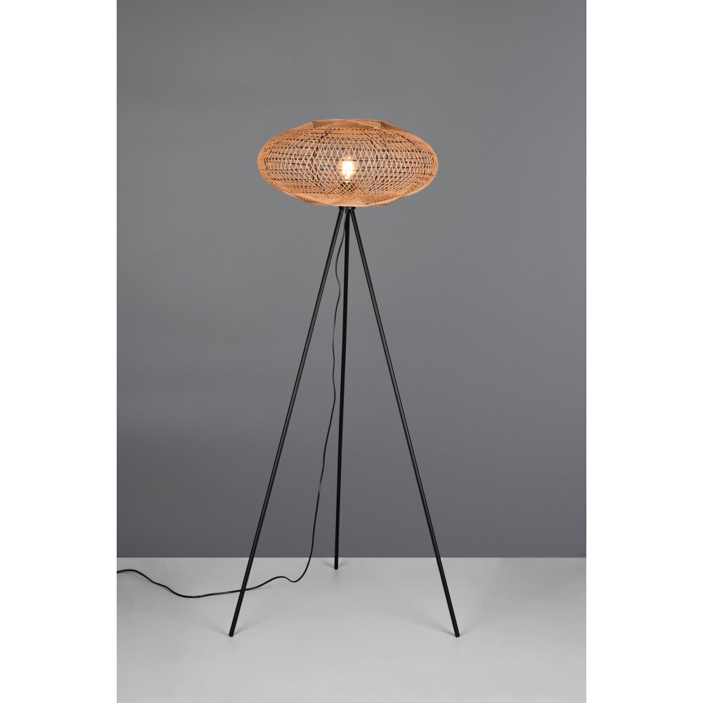 Trio Hedda Stehleuchte Schwarz, 1-flammig main product photo