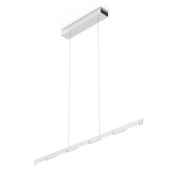 Steinhauer Bloc Pendelleuchte LED Stahl gebürstet, 7-flammig Steinhauer Bloc Pendelleuchte LED Stahl gebürstet, 7-flammig
