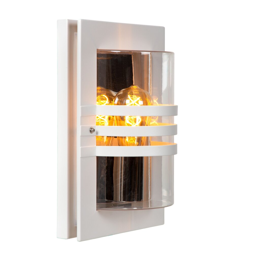 Lucide PRIVAS Außenwandleuchte Weiß, 1-flammig main product photo