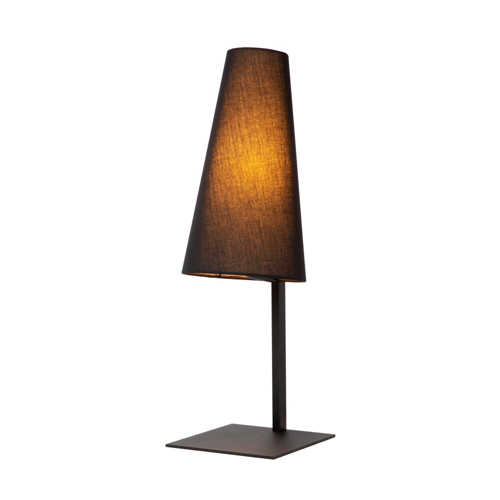 Lucide GREGORY Tischleuchte Schwarz, 1-flammig main product photo