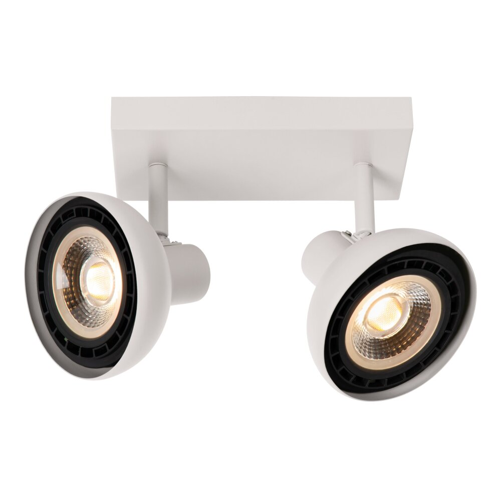 Lucide SENSAS Deckenleuchte Weiß, 2-flammig main product photo