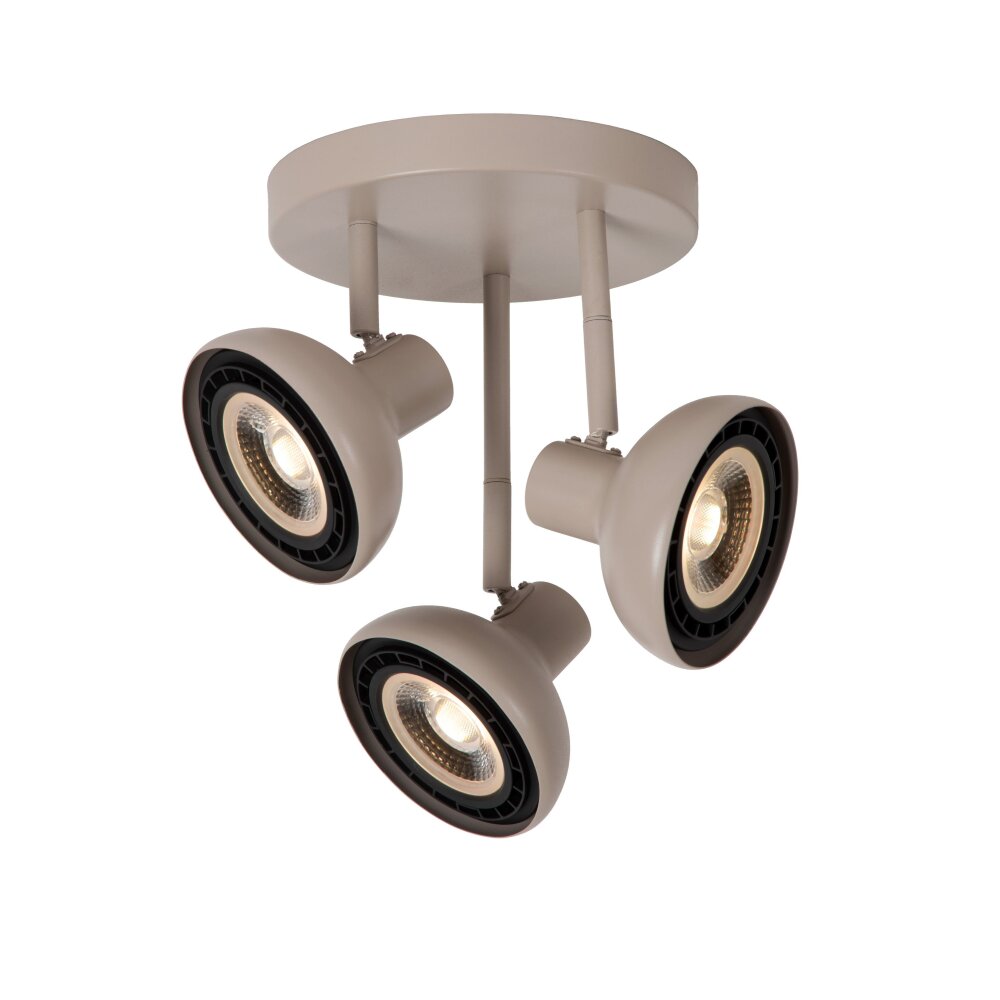 Lucide SENSAS Deckenleuchte Beige, 3-flammig main product photo