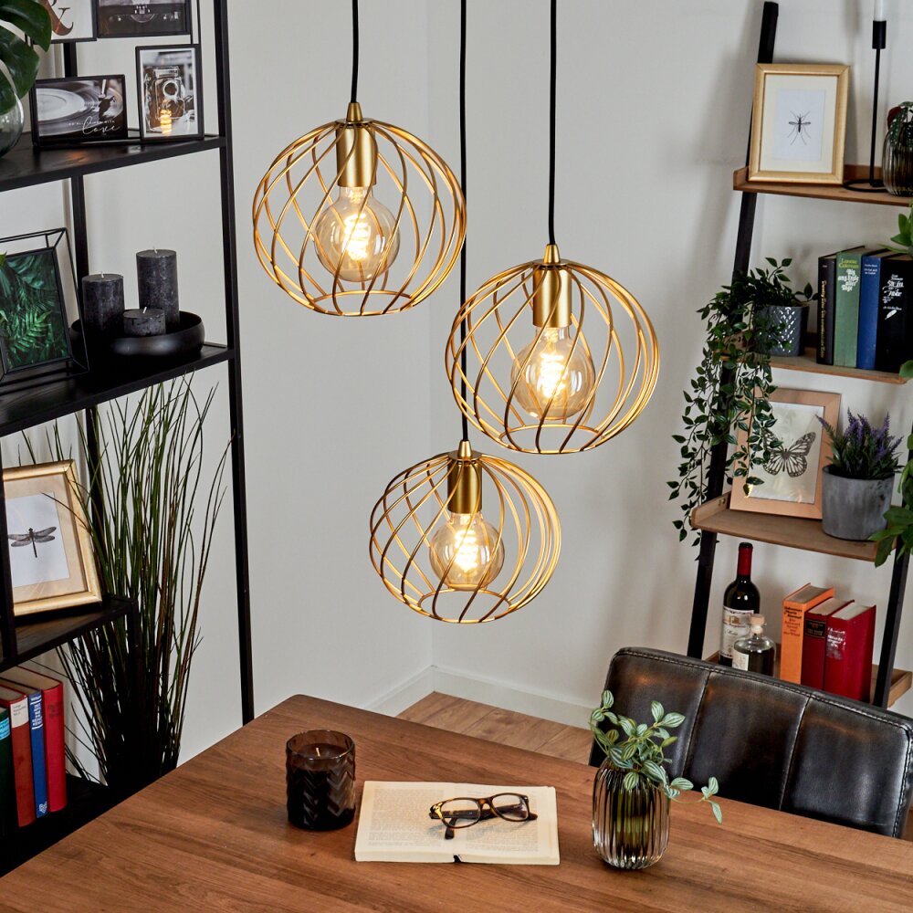 Miton Hängeleuchte Schwarz, 3-flammig main product photo