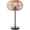 Brilliant Woodball Tischleuchte Schwarz, 1-flammig