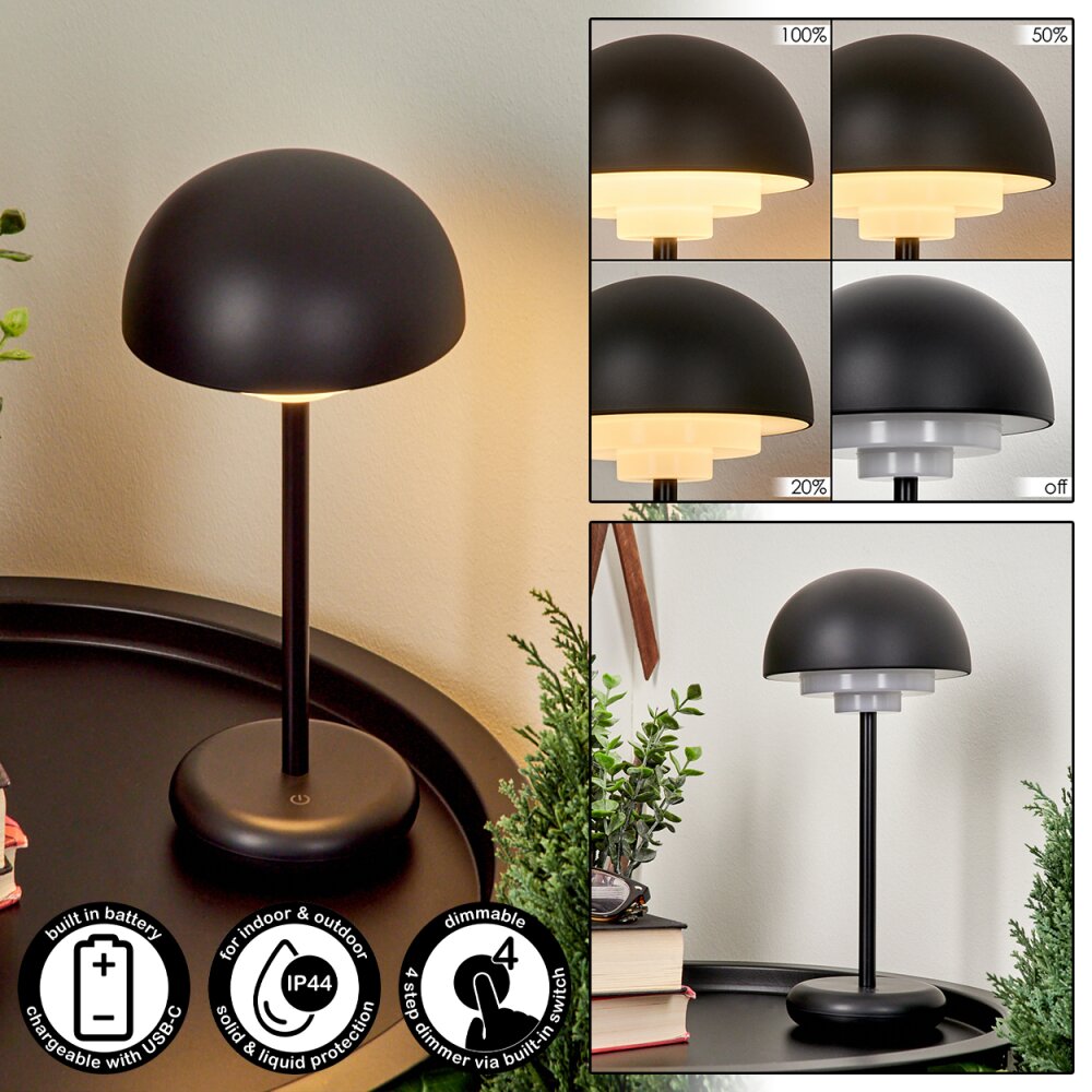 Bellange Außentischleuchte LED Schwarz, 1-flammig main product photo