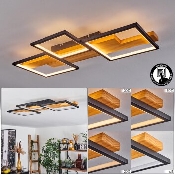 Pompu Deckenleuchte LED Schwarz, 1-flammig Pompu Deckenleuchte LED Schwarz, 1-flammig