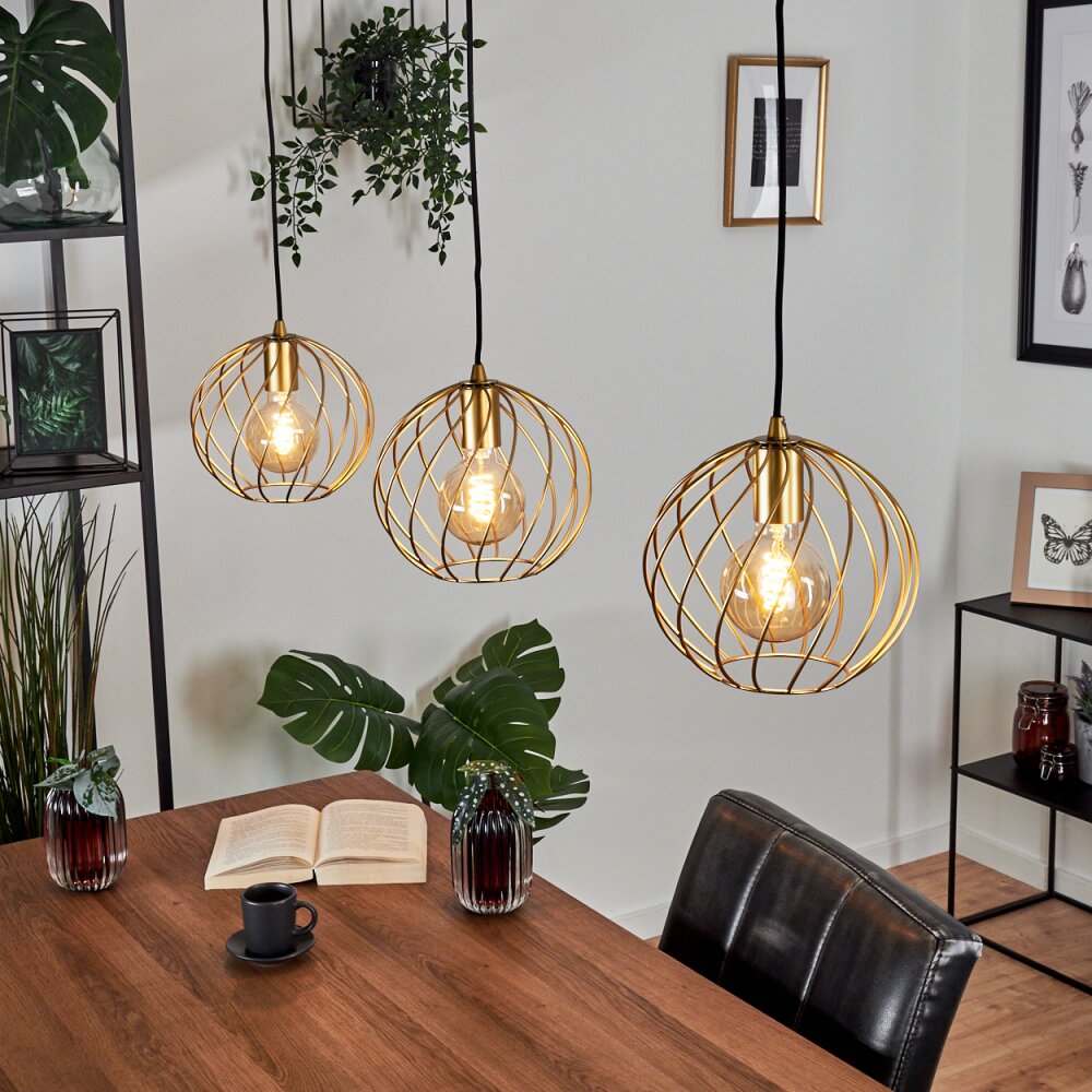 Miton Hängeleuchte Schwarz, 3-flammig main product photo