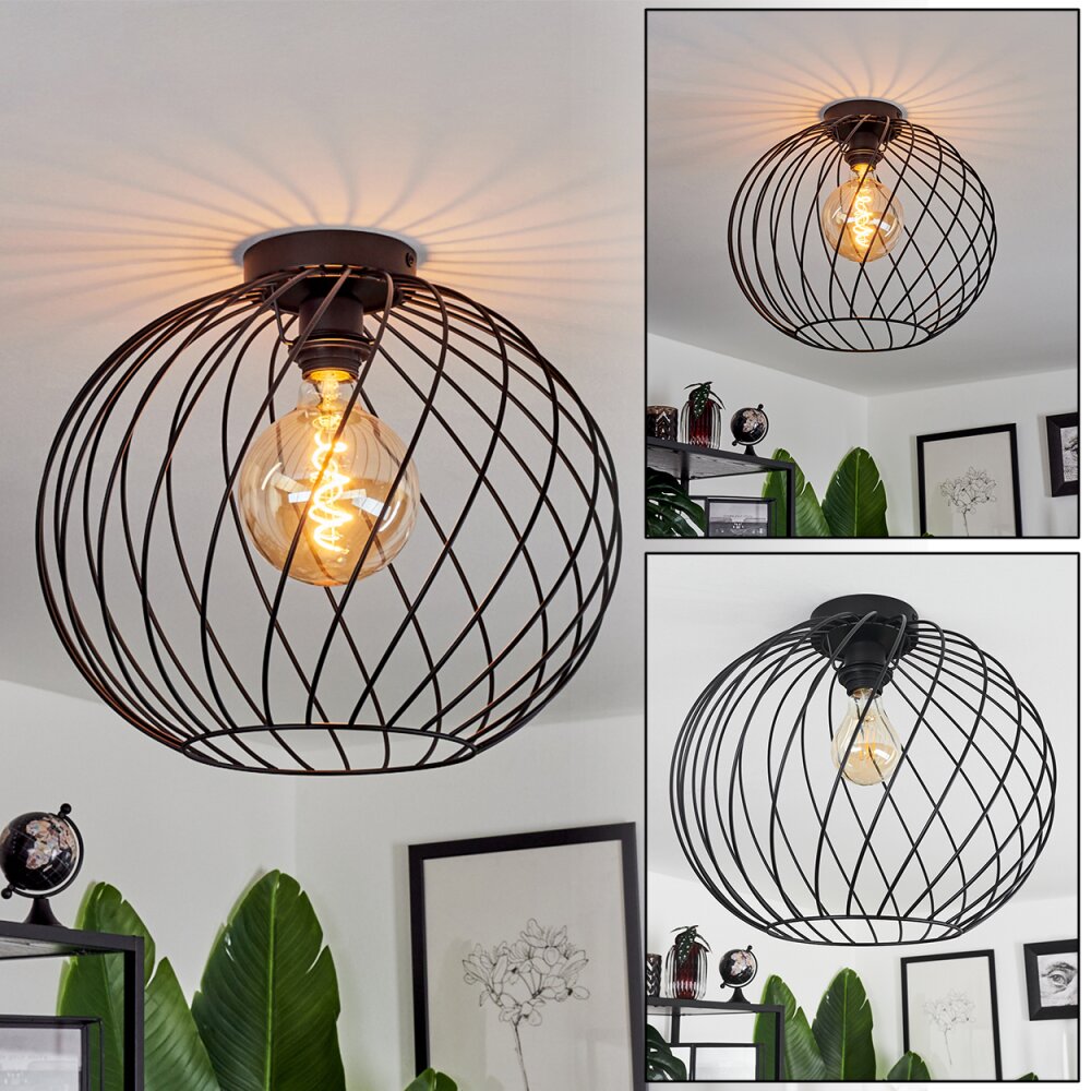 Miton Deckenleuchte Schwarz, 1-flammig main product photo
