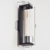 Mataka Außenwandleuchte Schwarz, 1-flammig Mataka Außenwandleuchte Schwarz, 1-flammig