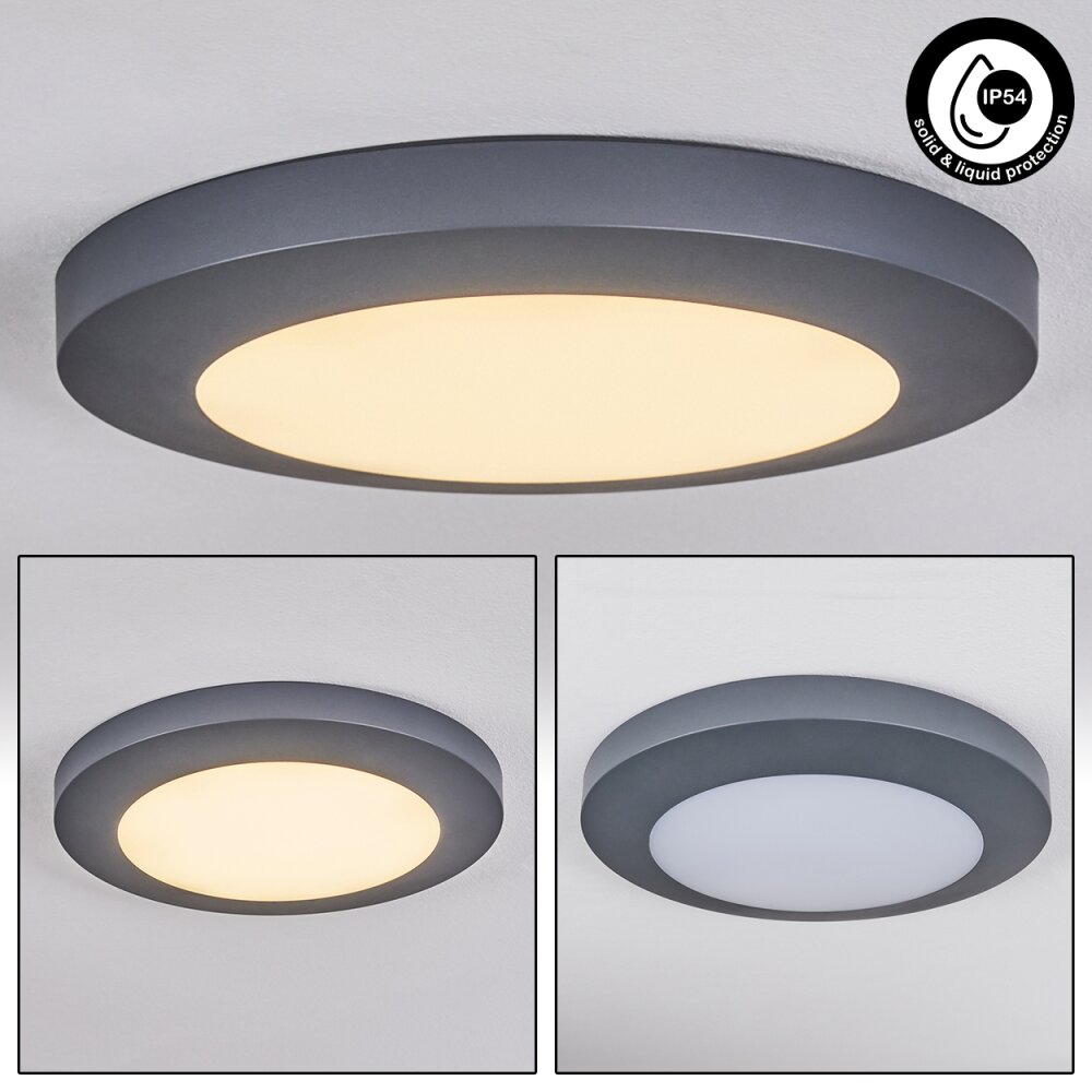 Durivier Außendeckenleuchte LED Anthrazit, 1-flammig main product photo