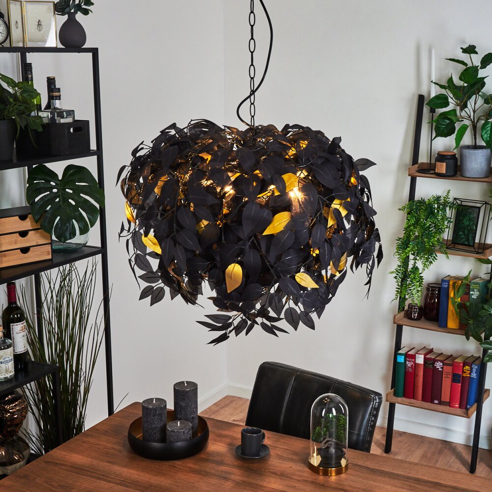 Kallax Hängeleuchte Schwarz, 4-flammig main product photo