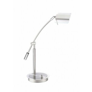 F.L.I. Tischleuchte LED Chrom, Nickel-Matt, 1-flammig