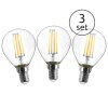 Globo 3er Set LED E14 4 Watt 3000 Kelvin 400 Lumen