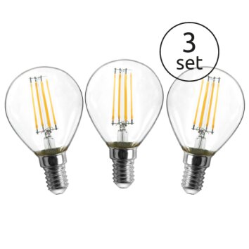 Globo 3er Set LED E14 4 Watt 3000 Kelvin 400 Lumen