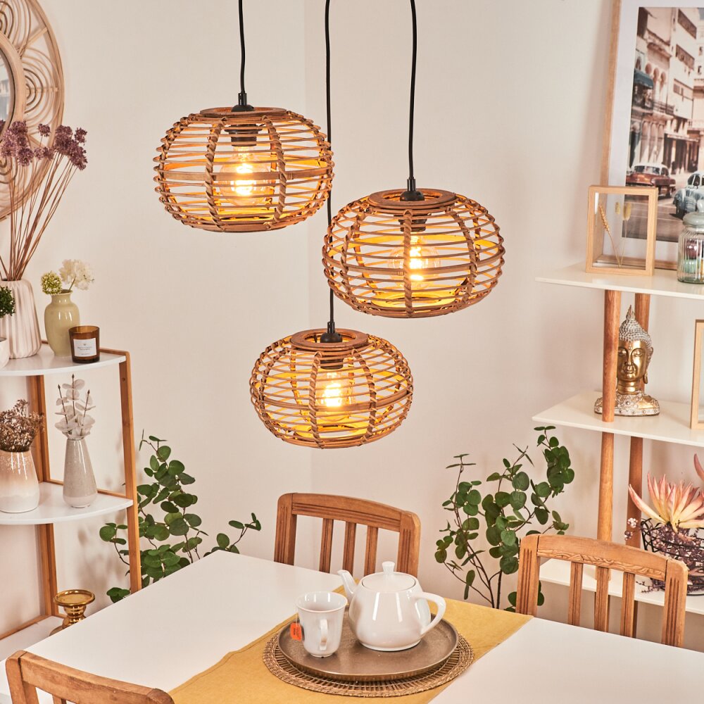Manteau Hängeleuchte Naturfarben, 3-flammig main product photo
