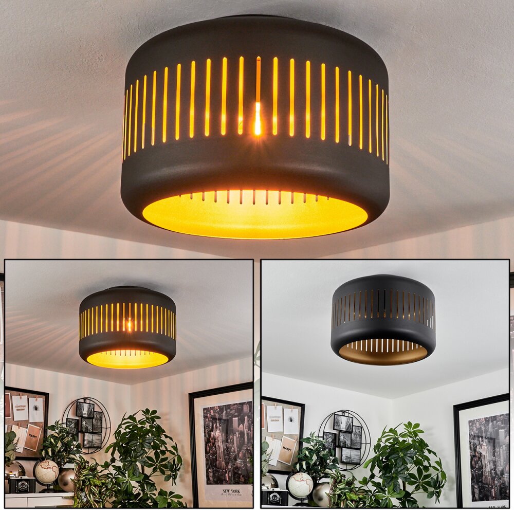 Fournie Deckenleuchte Schwarz, 1-flammig main product photo