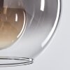 Koyoto Hängeleuchte Glas 20 cm Gold, Schwarz, 1-flammig