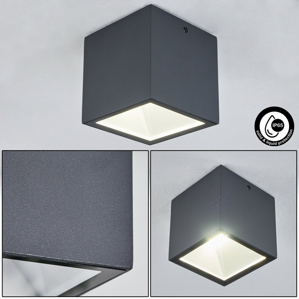 Spidern Außendeckenleuchte LED Anthrazit, Weiß, 1-flammig main product photo