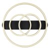Globo AUGUSTO Deckenleuchte LED Gold, Schwarz, 2-flammig, Fernbedienung, Farbwechsler