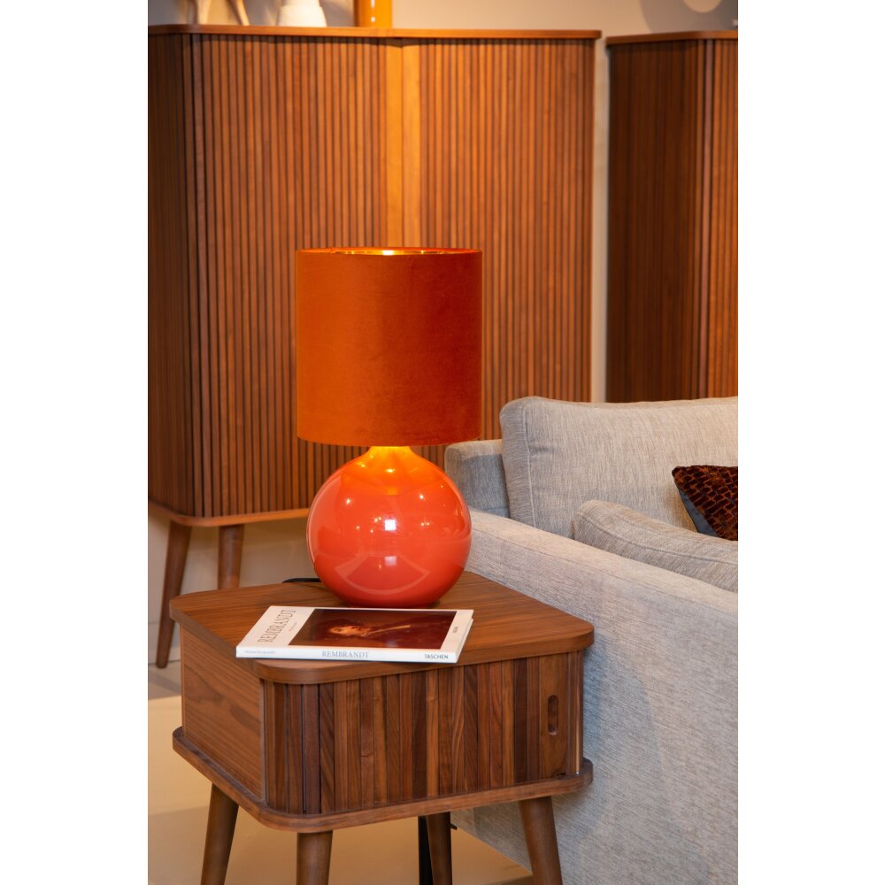 Lucide ESTERAD Tischleuchte Orange, 1-flammig main product photo