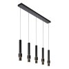 Lucide MARGARY Pendelleuchte LED Schwarz, 5-flammig