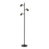Lucide TUNDRAN Stehlampe Schwarz, 3-flammig