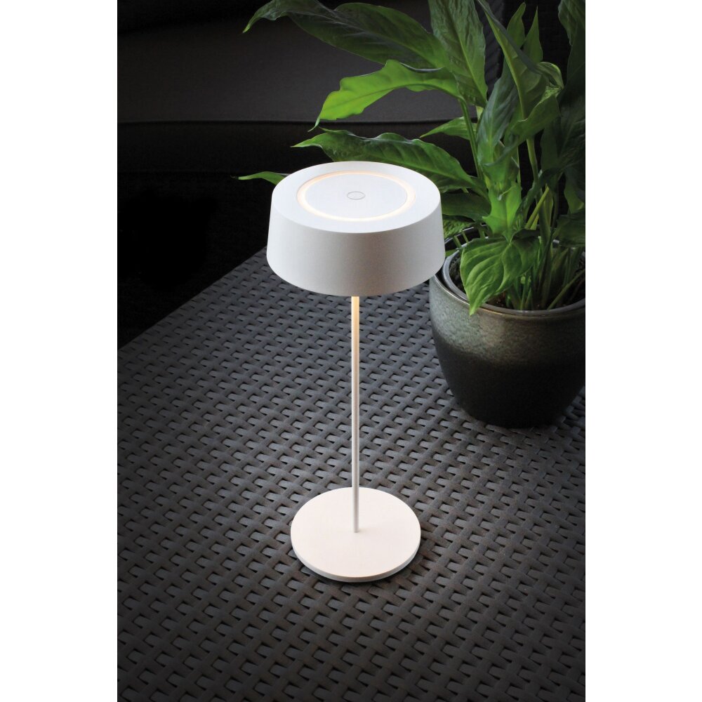 Lutec COCKTAIL Tischleuchte LED Weiß, 1-flammig main product photo