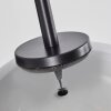 Koyoto Hängeleuchte Glas 20 cm Edelstahl, Schwarz, 1-flammig
