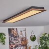 Salmi Deckenpanel LED Holzoptik, 1-flammig