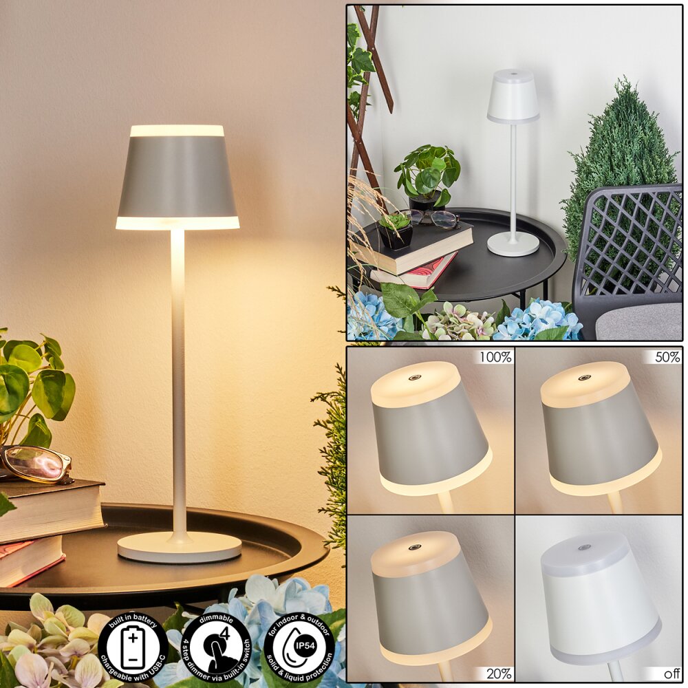 Walt Außentischleuchte LED Grau, 1-flammig main product photo
