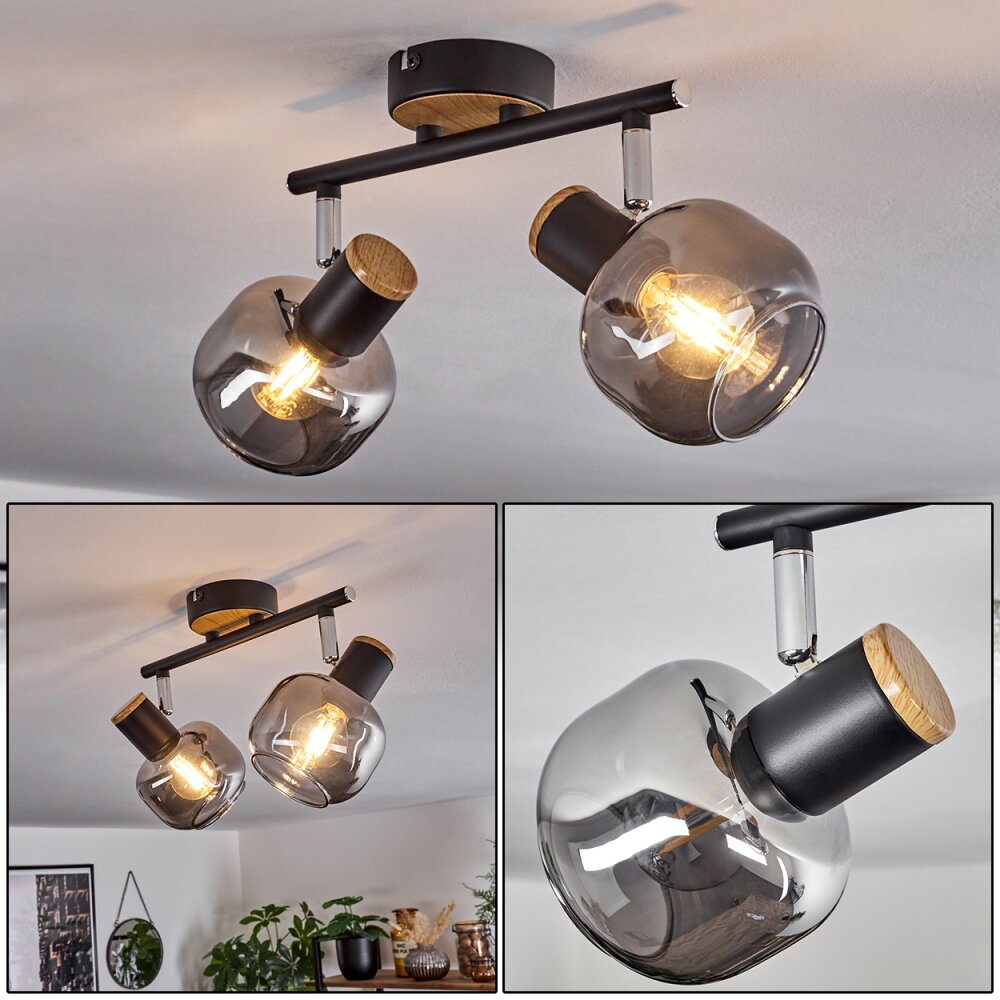 Lexington Deckenleuchte Schwarz, 2-flammig main product photo