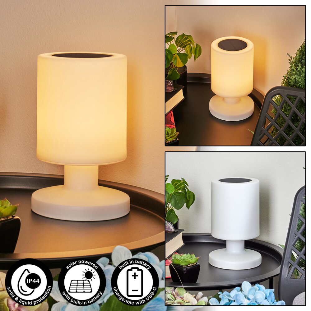 Pontaut Solar-Außentischleuchte LED Weiß, 1-flammig main product photo