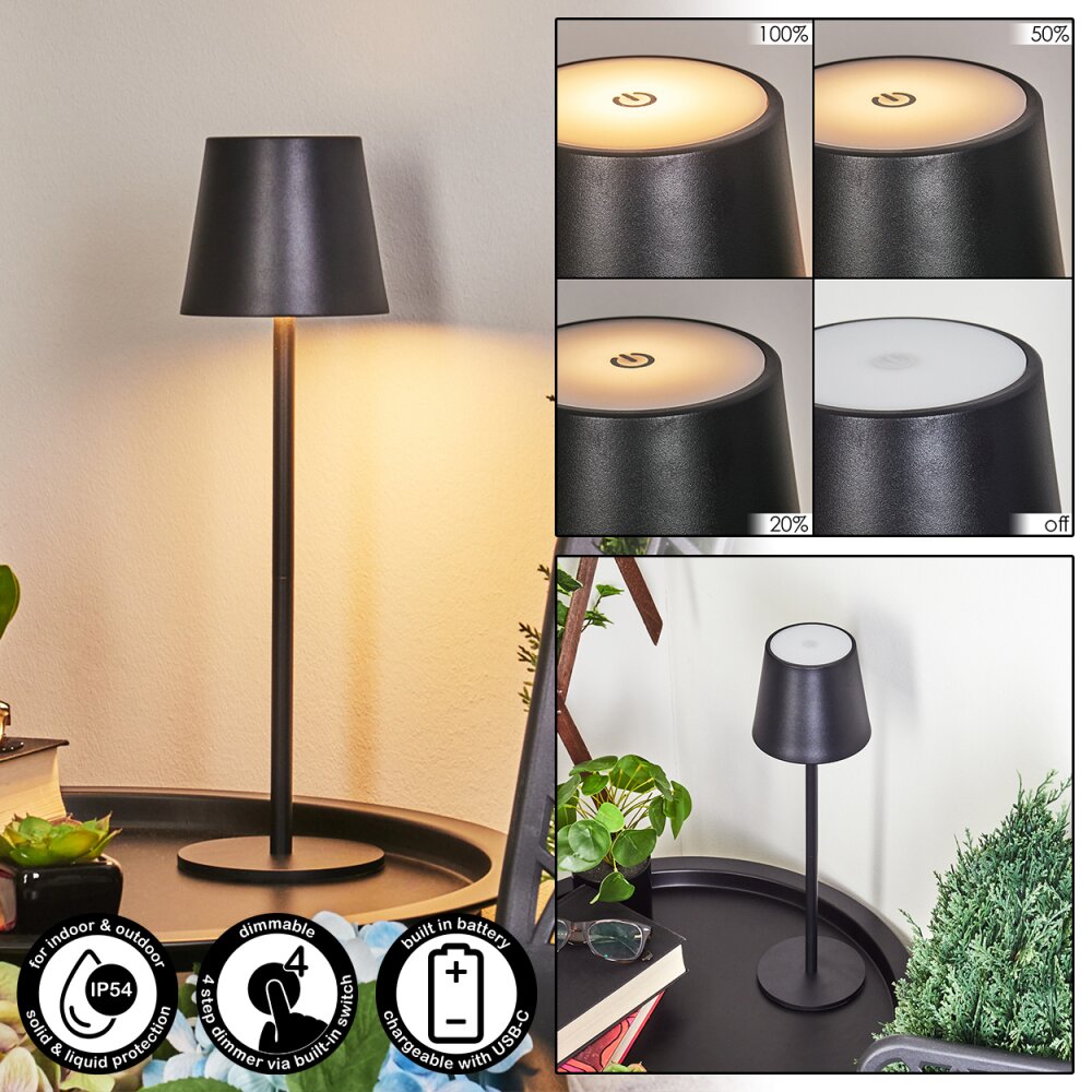 Allen Außentischleuchte LED Schwarz, 1-flammig main product photo