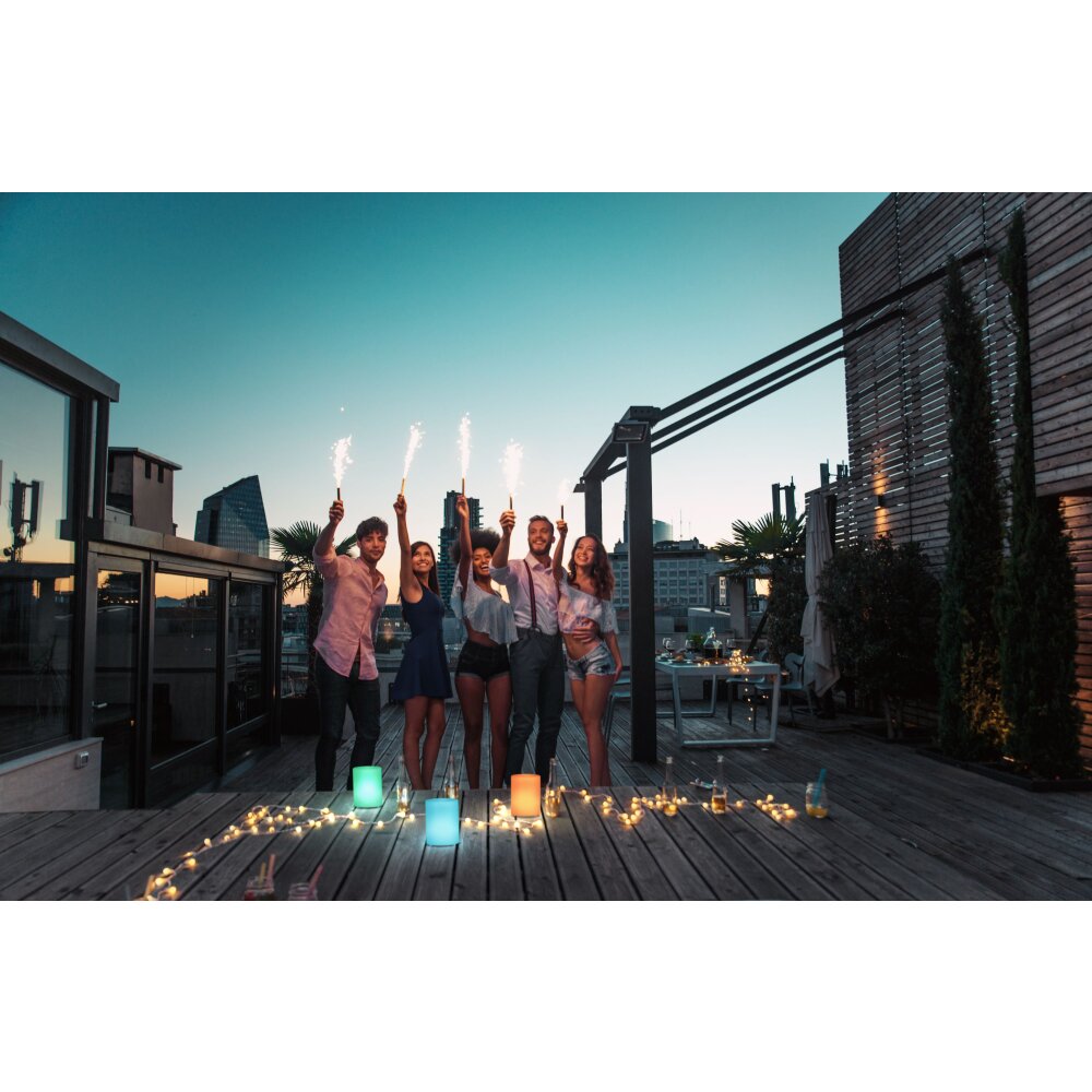 FHL easy Ceppo Solar-Tischleuchte LED Weiß, 1-flammig, Fernbedienung, Farbwechsler main product photo