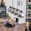 Koyoto Pendelleuchte Glas 20 cm Rauchfarben, 4-flammig