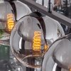 Koyoto Pendelleuchte Glas 20 cm Rauchfarben, 5-flammig