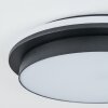 Caucete Außendeckenleuchte LED Schwarz, 1-flammig