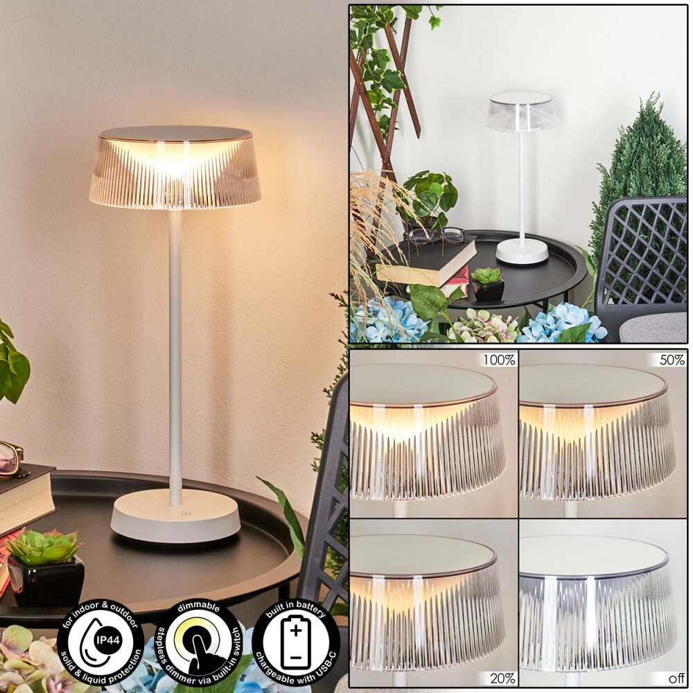 Oundo Außentischleuchte LED Weiß, 1-flammig main product photo