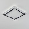 Leroux Deckenleuchte LED Weiß, 1-flammig