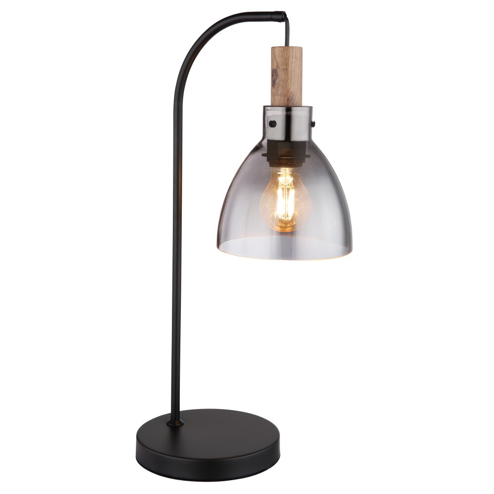 Globo MATTEA Tischleuchte Schwarz, 1-flammig main product photo