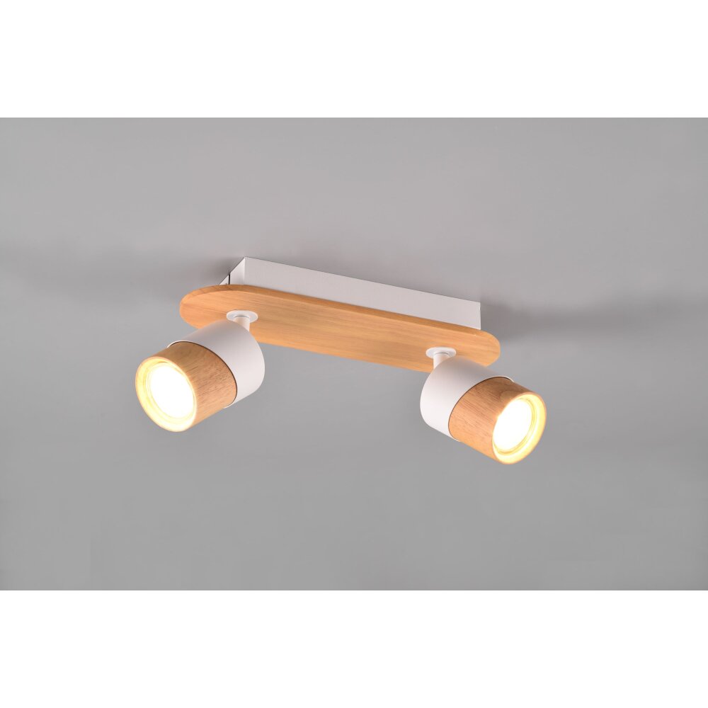 Trio Aruni Deckenleuchte Naturfarben, 2-flammig main product photo