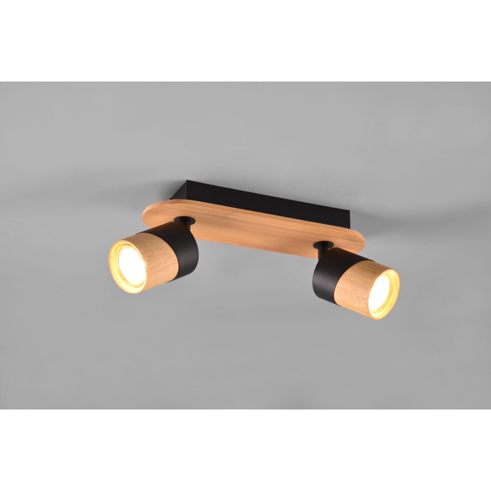 Trio Aruni Deckenleuchte Naturfarben, 2-flammig main product photo