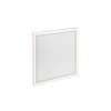 LeuchtenDirekt BEROA Deckenpanel mit IR-Heizung LED Weiß, 1-flammig, Fernbedienung