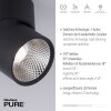 Paul Neuhaus PURE-NOLA Wandleuchte LED Schwarz, 1-flammig