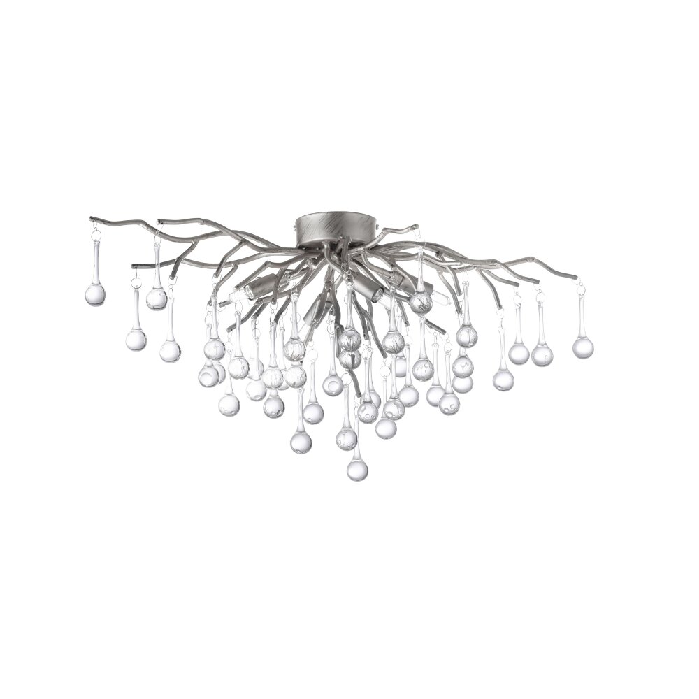 Paul Neuhaus ICICLE Deckenleuchte Silber, 4-flammig