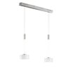 Fischer & Honsel Lavin Pendelleuchte LED Nickel-Matt, 2-flammig