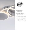 LeuchtenDirekt SEVENT Deckenleuchte LED Silber, 1-flammig